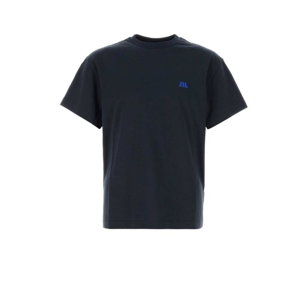 Jil Sander Men Midnight Blue Cotton T-Shirt